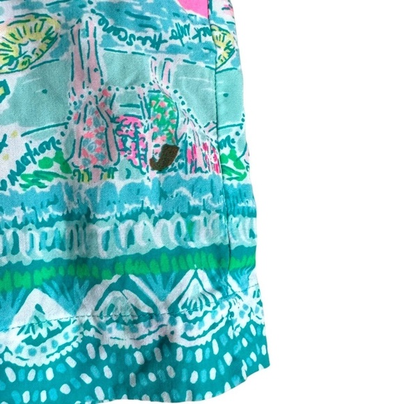 Lilly Pulitzer In The Beginning Katia Drawstring Shorts Size Small - Picture 6 of 8